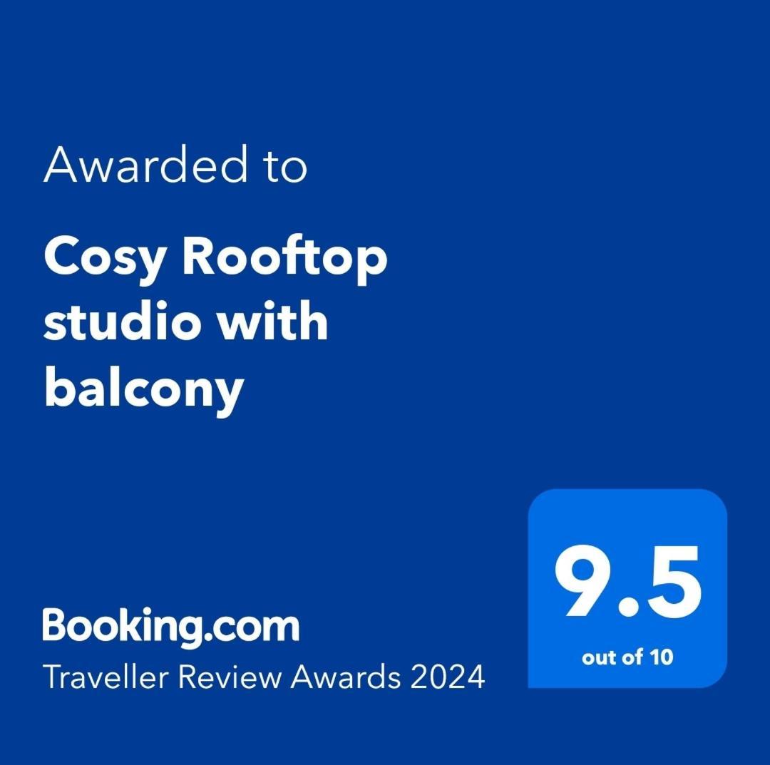 Cosy Rooftop Studio With Balcony Belgrad Dış mekan fotoğraf